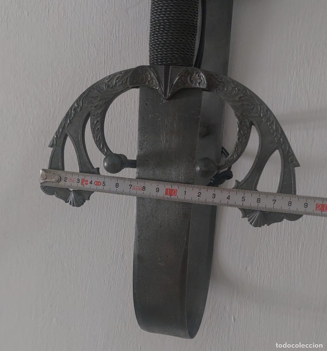 Vintage: Aplique de pared con forma de espada - Foto 2