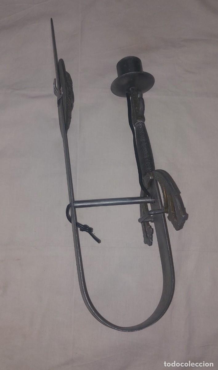 Vintage: Aplique de pared con forma de espada - Foto 6