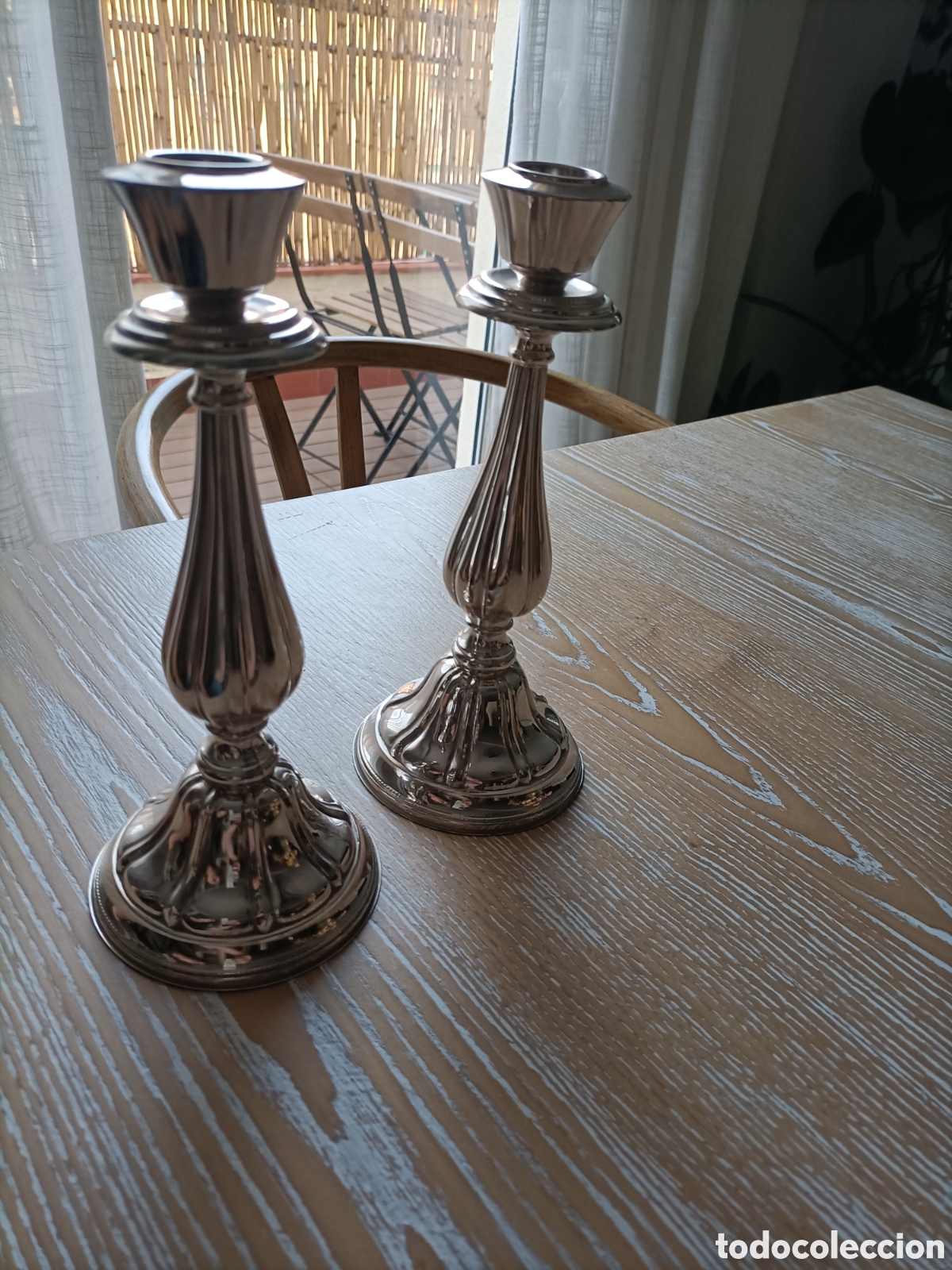 Vintage: Candelabros de Plata de Ley, de Pedro Dur&aacute;n. - Foto 2