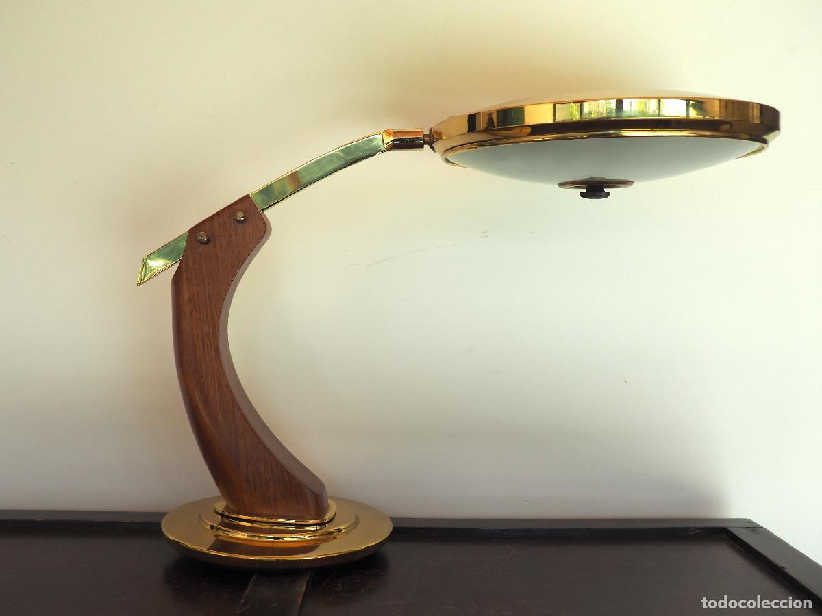 Vintage: Lampara FASE PRESIDENT CROMADA ORO