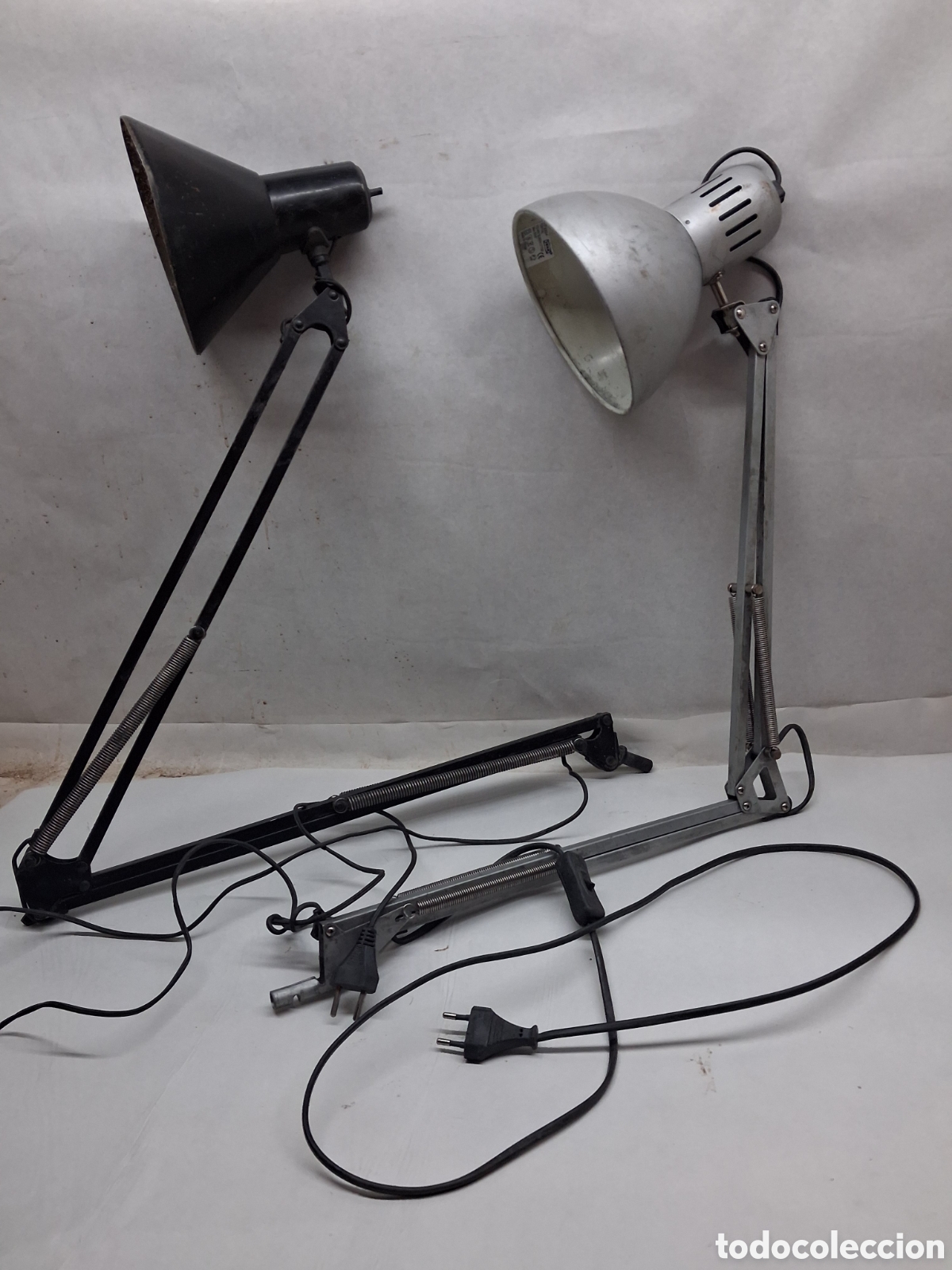 Vintage: 2 l&aacute;mparas flexo funcionando - Foto 10
