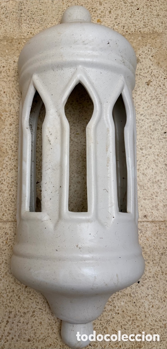 Vintage: Lote INDIVISIBLE 10 Apliques Cer&aacute;mica Blanca A&ntilde;os 70 - Dise&ntilde;o Vintage&rdquo;