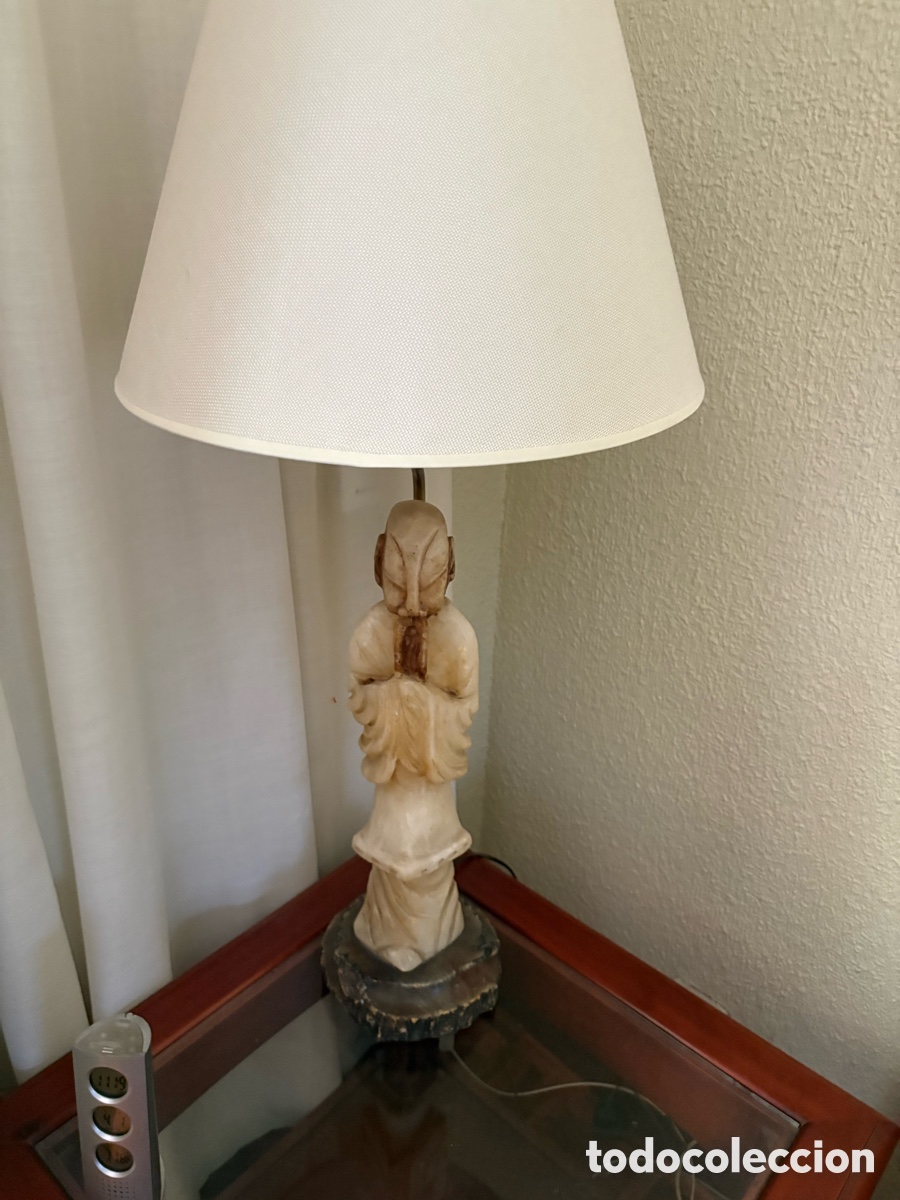 Vintage: L&aacute;mpara de Alabastro Decorativa