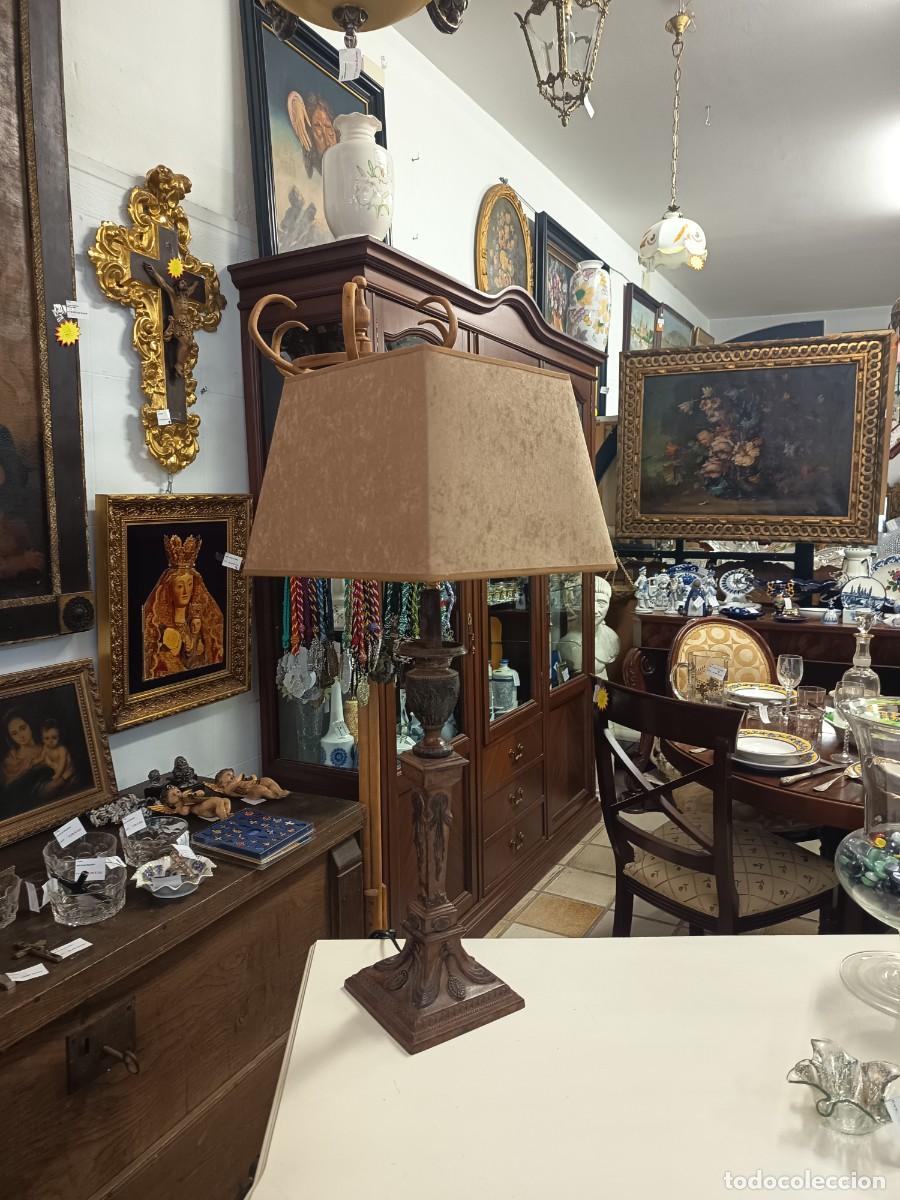 Vintage: Gran l&aacute;mpara sobremesa 73 cm