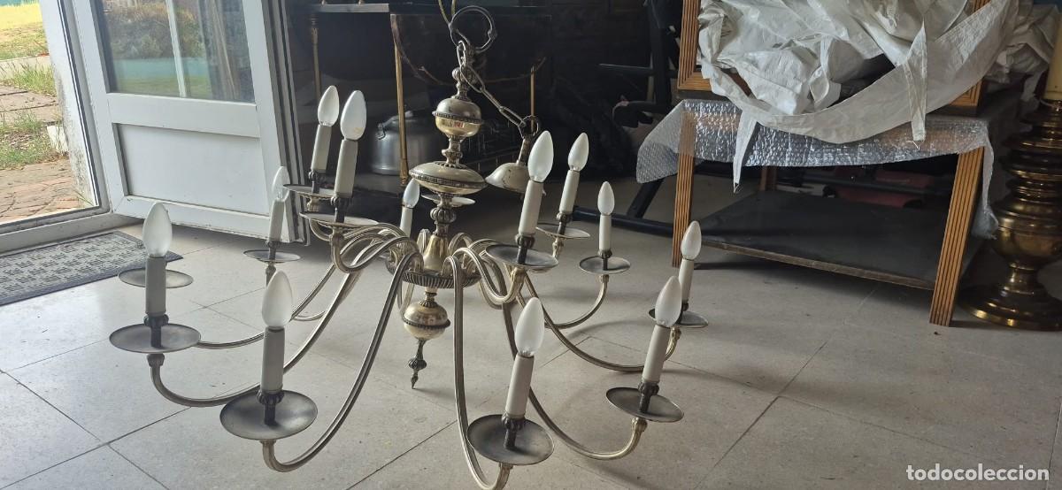 Vintage: Espectacular L&aacute;mpara de Ara&ntilde;a Cl&aacute;sica &ndash; 12 Brazos &ndash; Estilo Atemporal