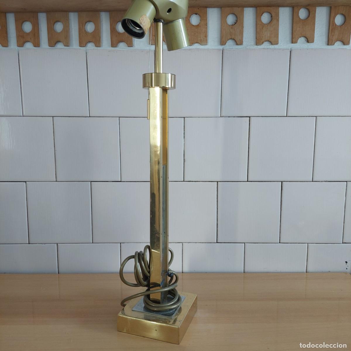 Vintage: Lampara de laton estilo Romeo Rega