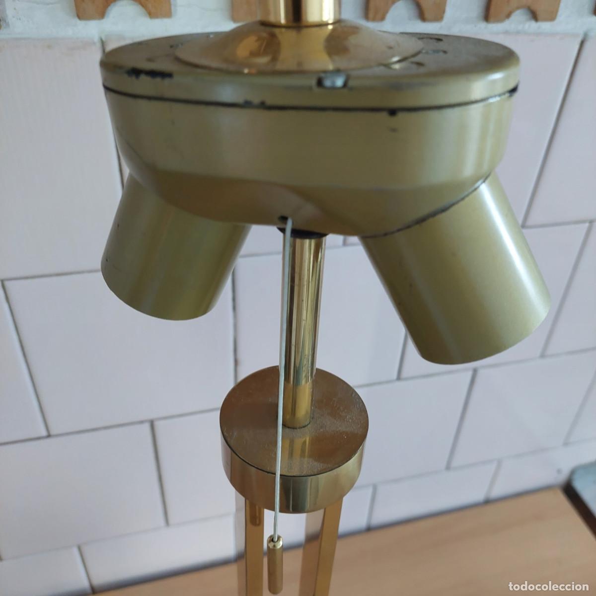 Vintage: Lampara de laton estilo Romeo Rega - Foto 5