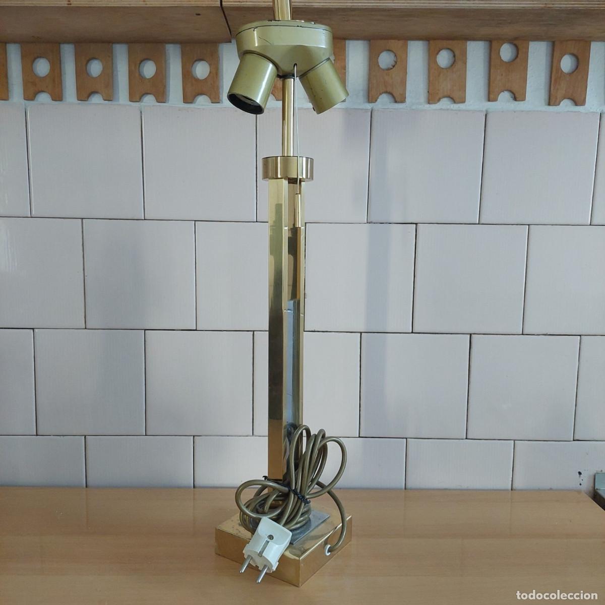 Vintage: Lampara de laton estilo Romeo Rega - Foto 7