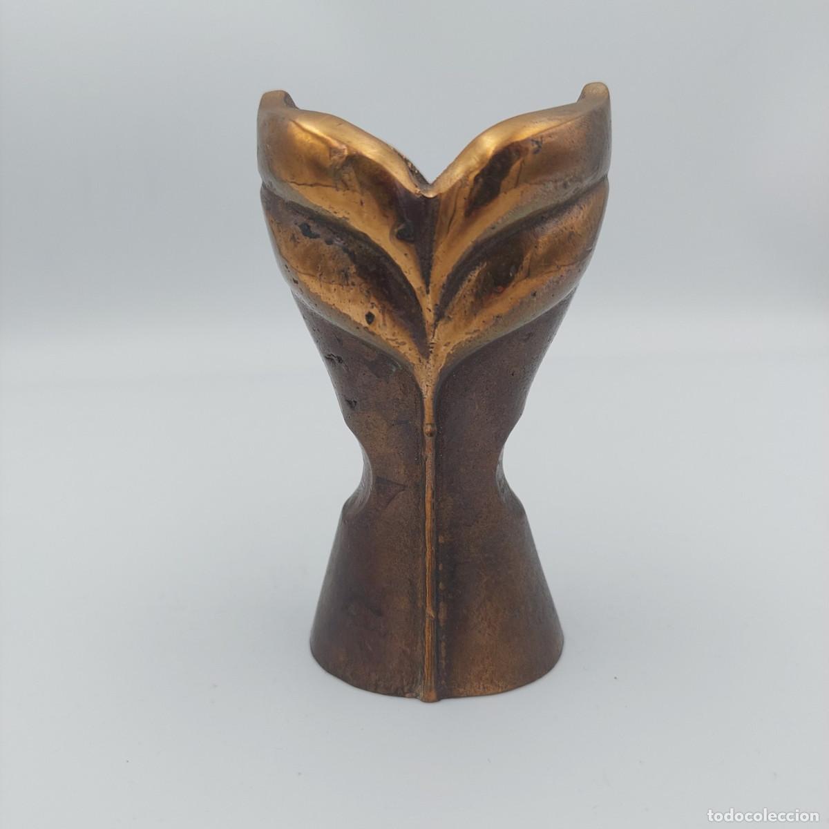 Vintage: Candelabro de bronce brutalista Dalbeck