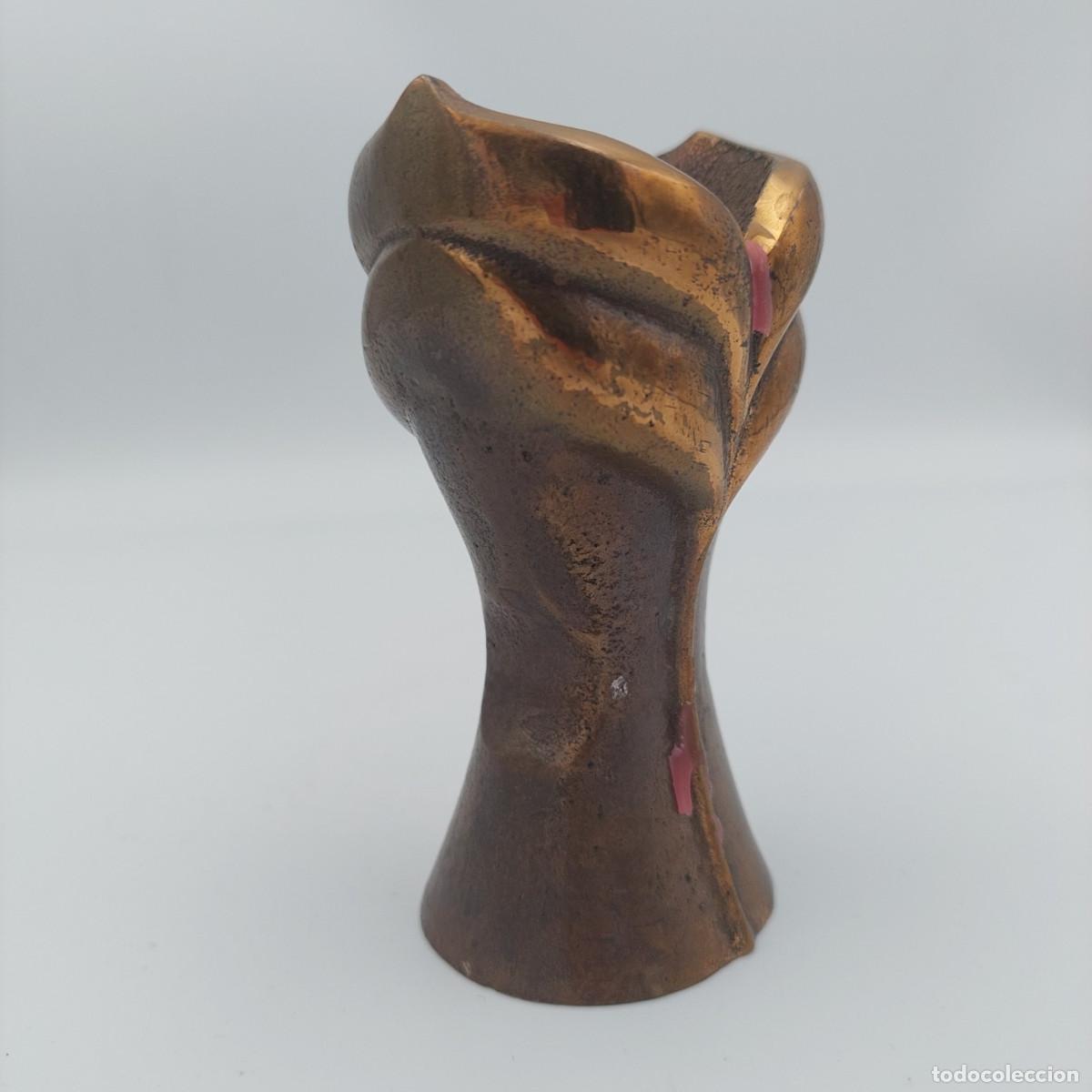 Vintage: Candelabro de bronce brutalista Dalbeck - Foto 4