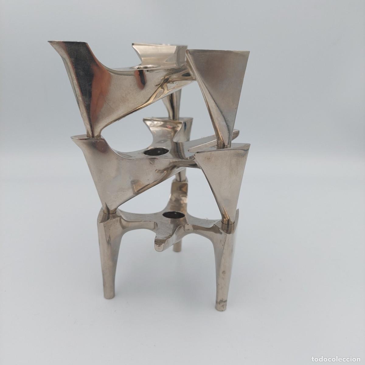 Vintage: 3 Candelabro Ceasar Stoffi & Fritz Nagel Orion BMF pajaros