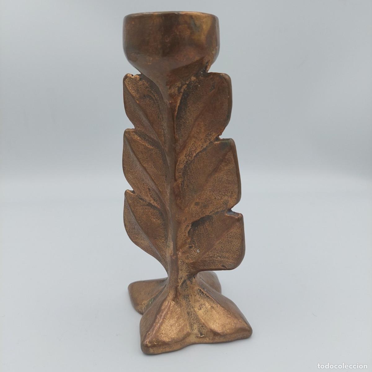 Vintage: Candelabro de bronce brutalista Harjes - Foto 2