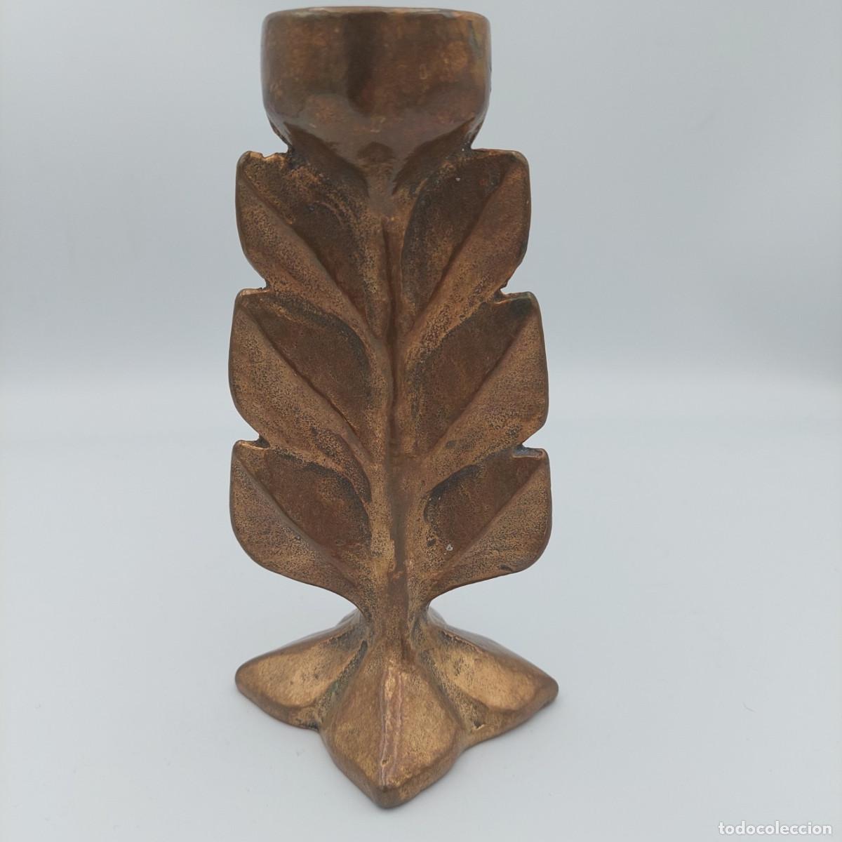 Vintage: Candelabro de bronce brutalista Harjes - Foto 3