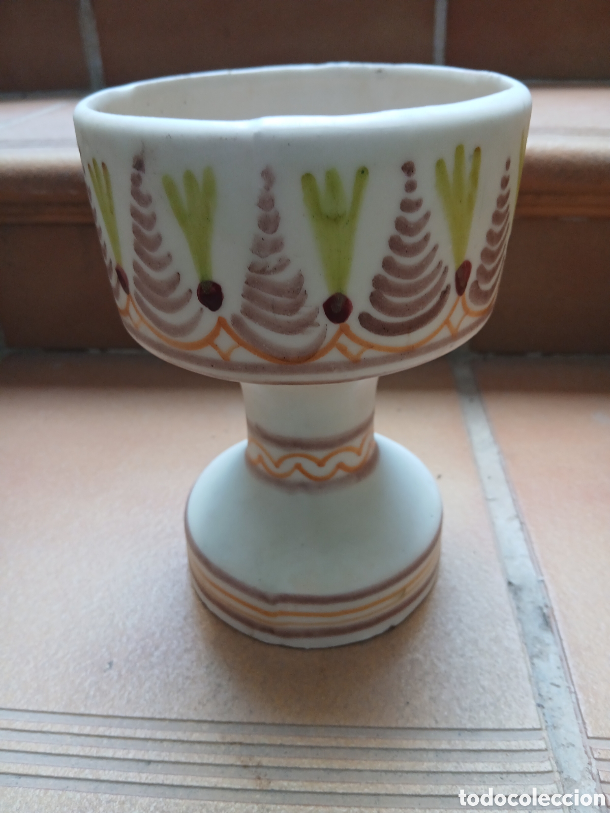 Vintage: Candelabro de cer&aacute;mica - Foto 3