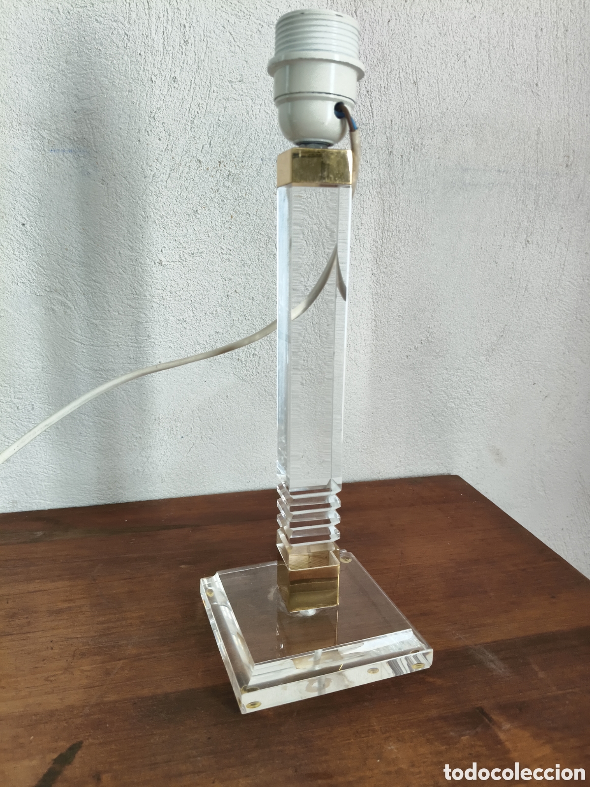 Vintage: Vintage de los 80 minimalista lampara de metacrilato