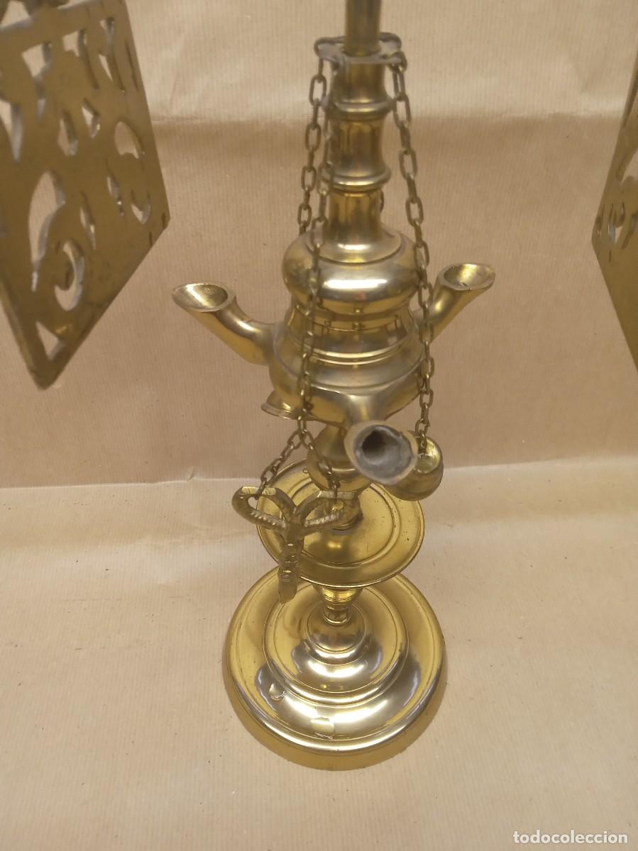 Vintage: LAMPARA ACEITE CANDIL VELON - Foto 4