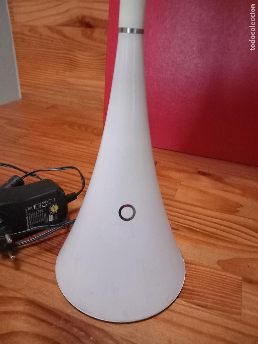 Vintage: Lampara flexo con forma de cono como base. mide total 66cm. 1970 - Foto 4