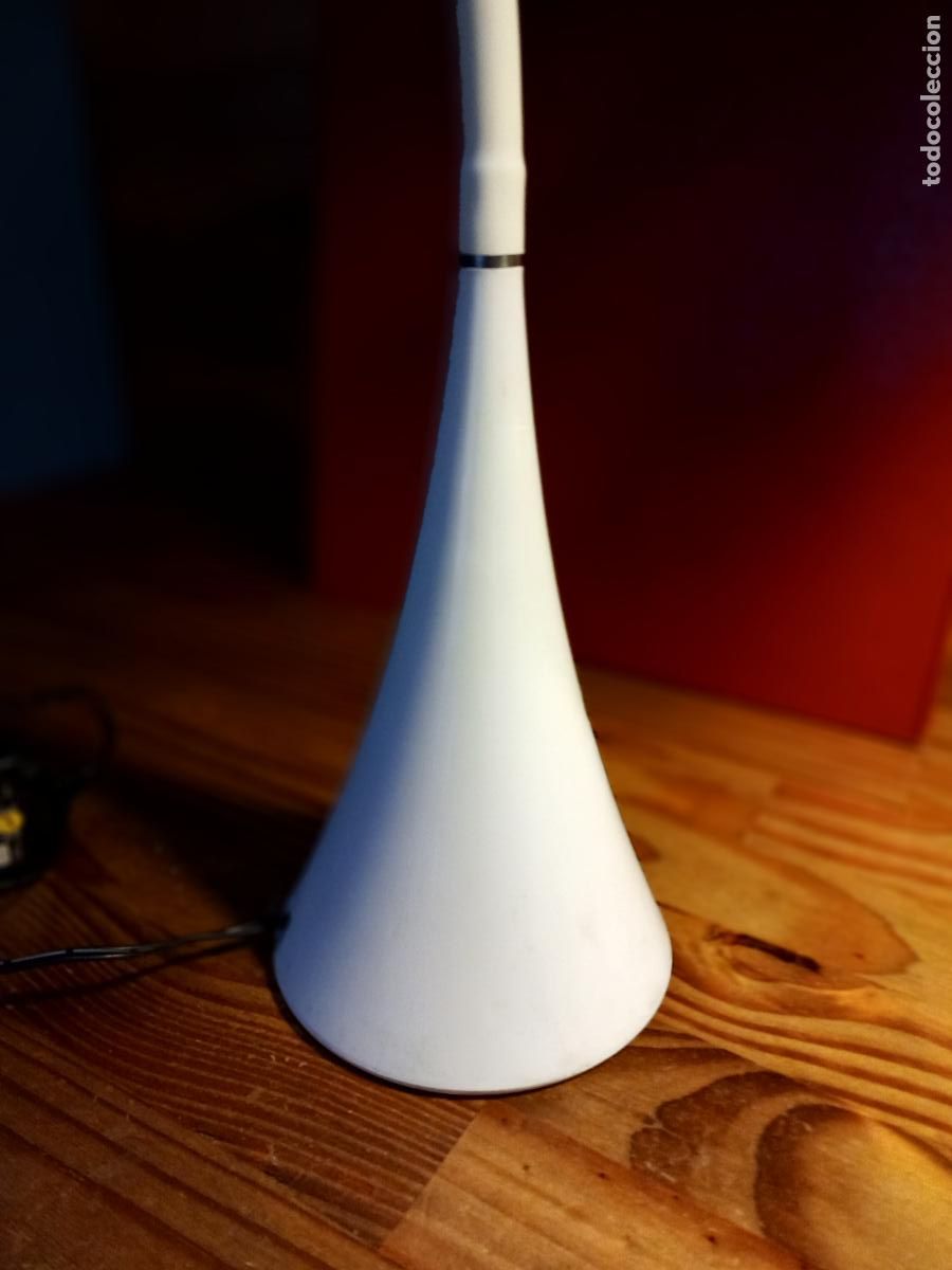 Vintage: Lampara flexo con forma de cono como base. mide total 66cm. 1970 - Foto 8