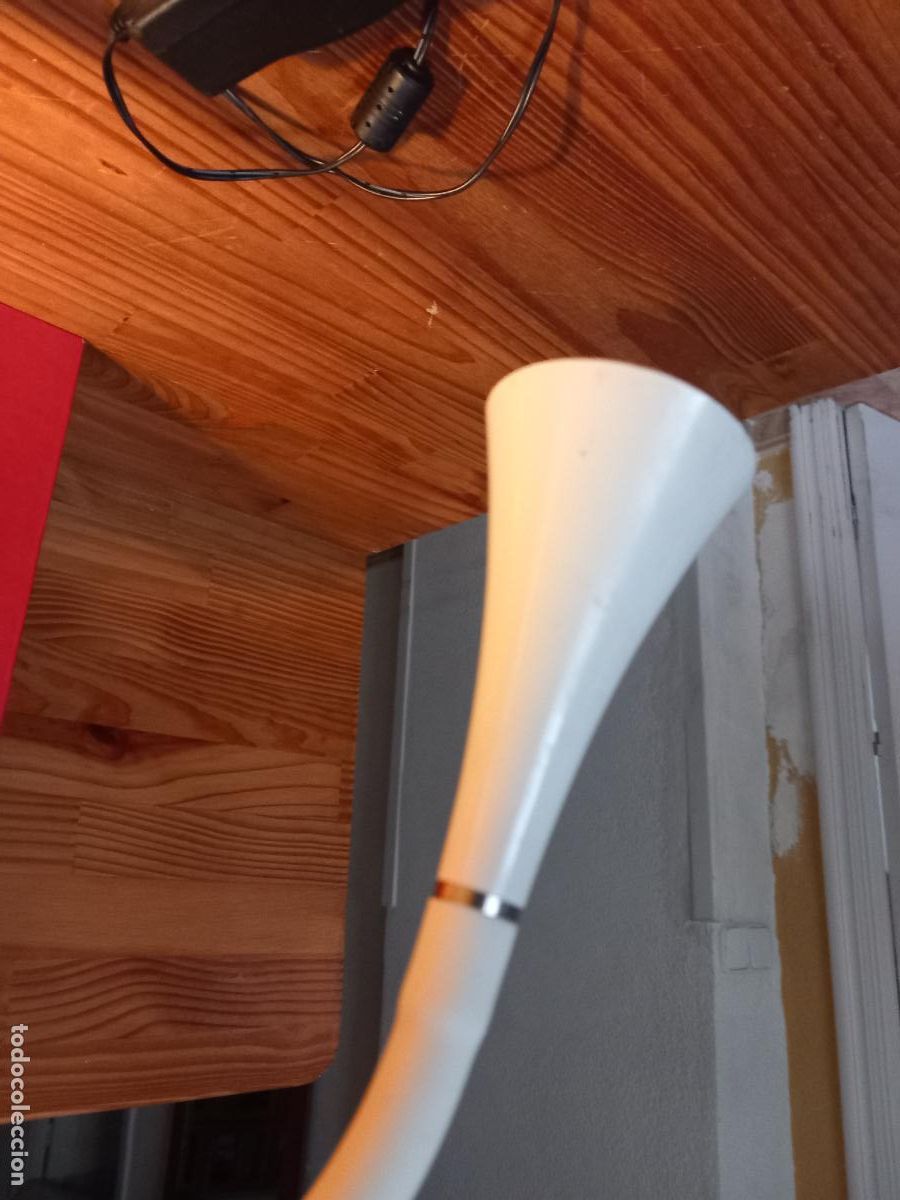 Vintage: Lampara flexo con forma de cono como base. mide total 66cm. 1970 - Foto 13
