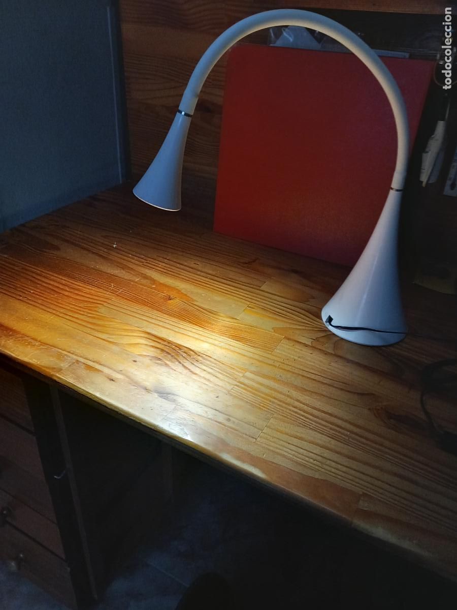 Vintage: Lampara flexo con forma de cono como base. mide total 66cm. 1970 - Foto 15
