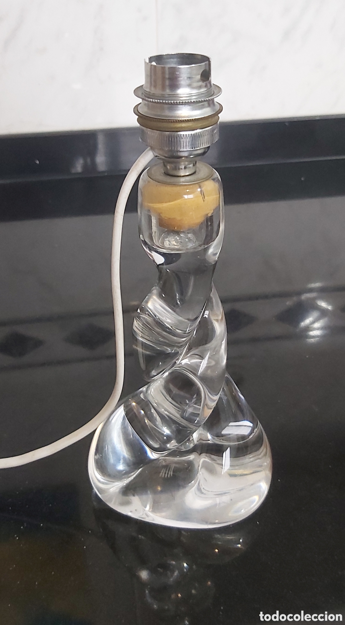 Vintage: L&aacute;mpara de Cristal de S&egrave;vres &rdquo;Twist&rdquo; a&ntilde;os 50-60