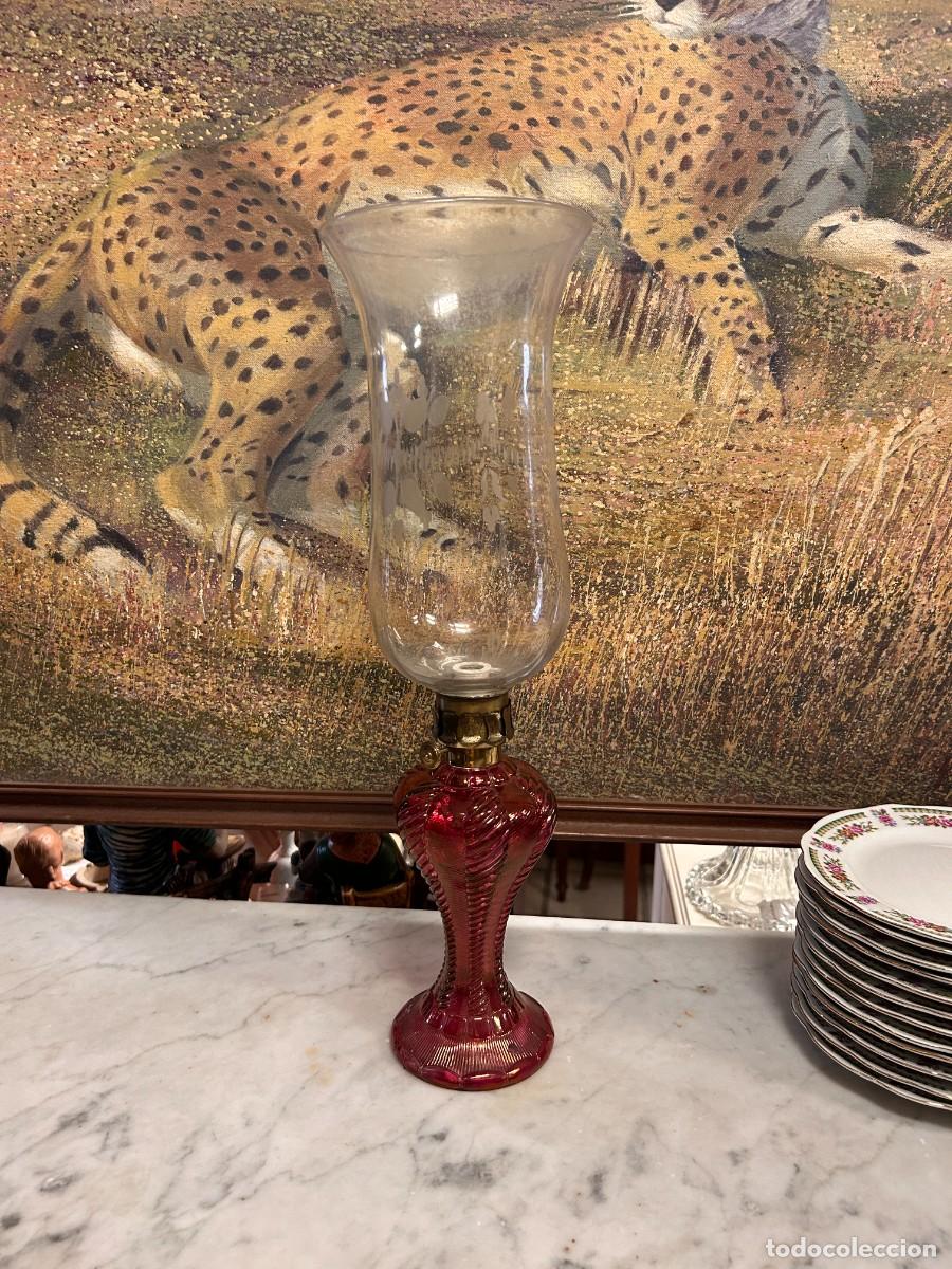 Vintage: Quinqu&eacute; Cristal Rojo