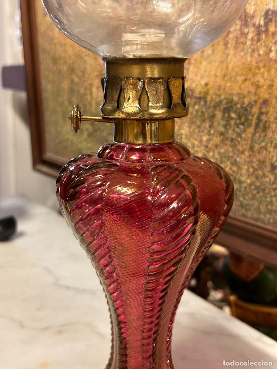 Vintage: Quinqu&eacute; Cristal Rojo - Foto 7