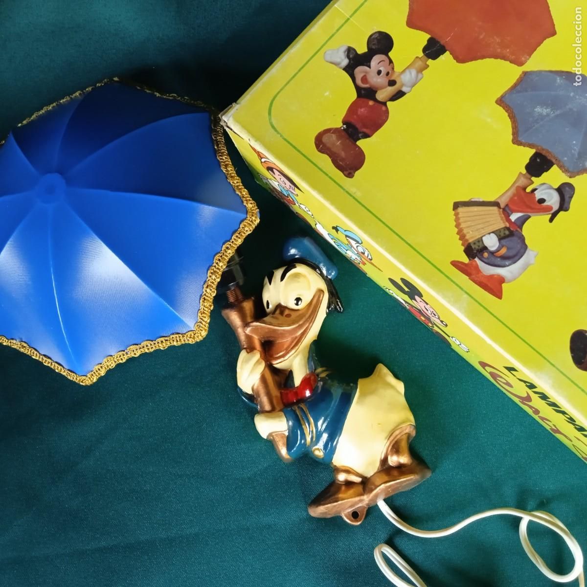 Vintage: L&aacute;mpara Infantil: DONALD (Walt Disney).