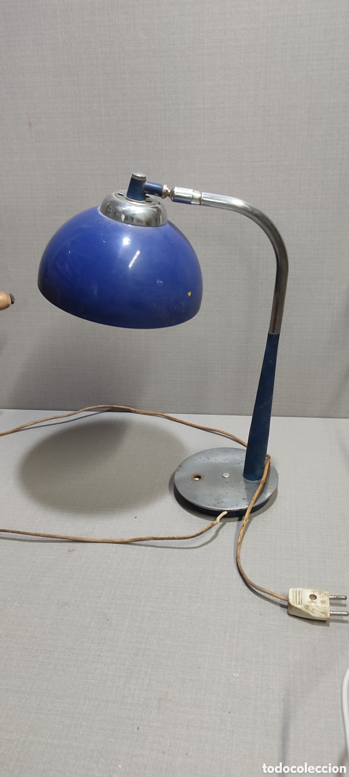 Vintage: Antiguo flexo lampara de mesa estilo industrial. Leer bien descripci&oacute;n