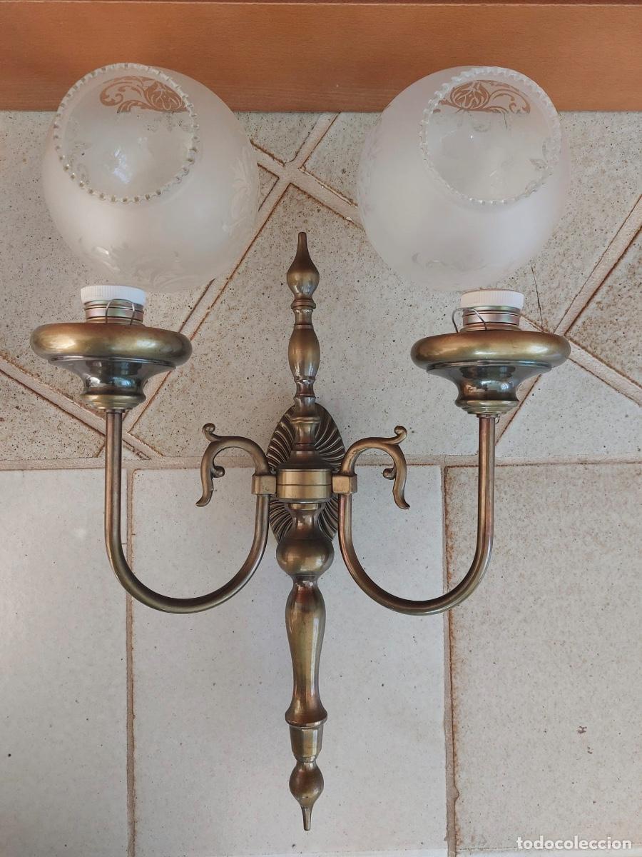 Vintage: Apliques de pared vintage dorado