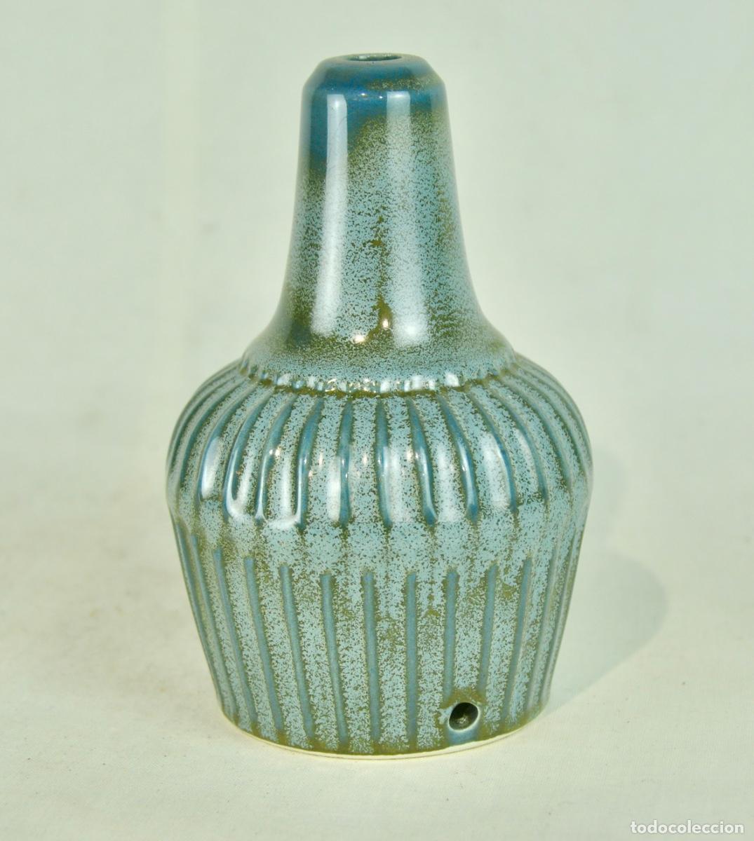 Vintage: Base l&aacute;mpara Secla azul claro