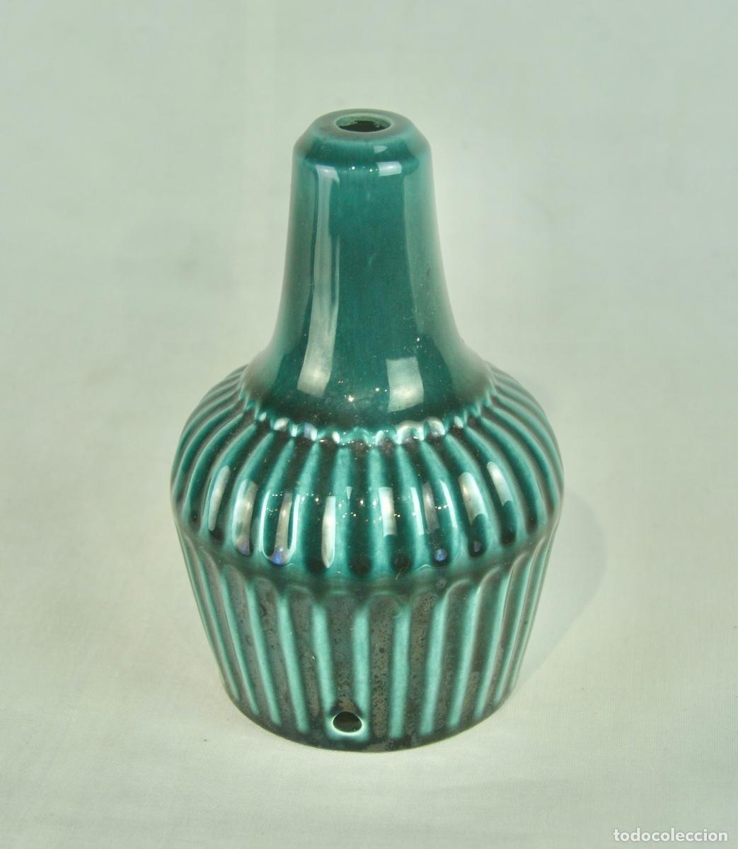 Vintage: Base l&aacute;mpara Secla azul oscuro - Foto 3
