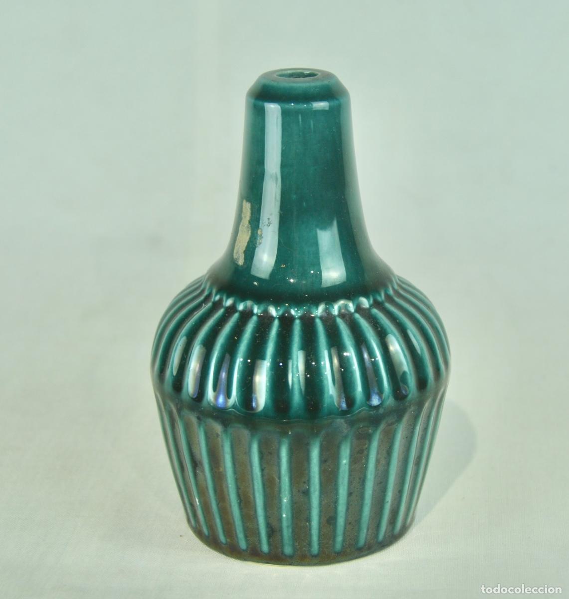 Vintage: Base l&aacute;mpara Secla azul oscuro