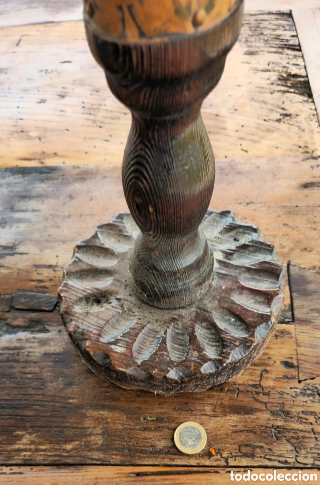 Vintage: Portavela madera vintage - Foto 4