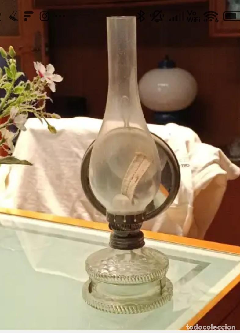 Vintage: Quinqu&eacute; (l&aacute;mpara de aceite o queroseno)
