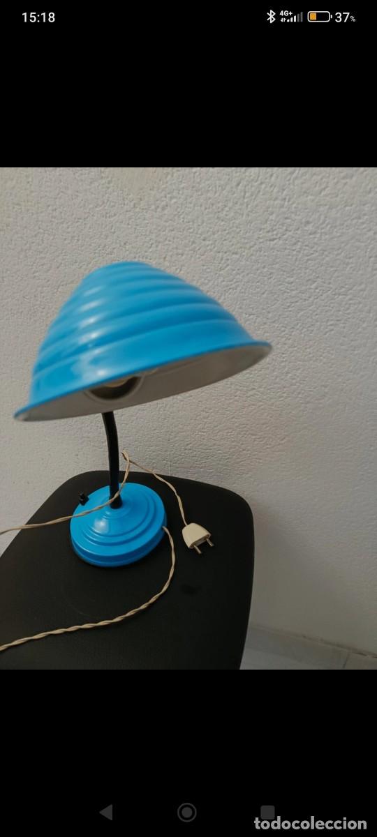 Vintage: Lampara azul vintage