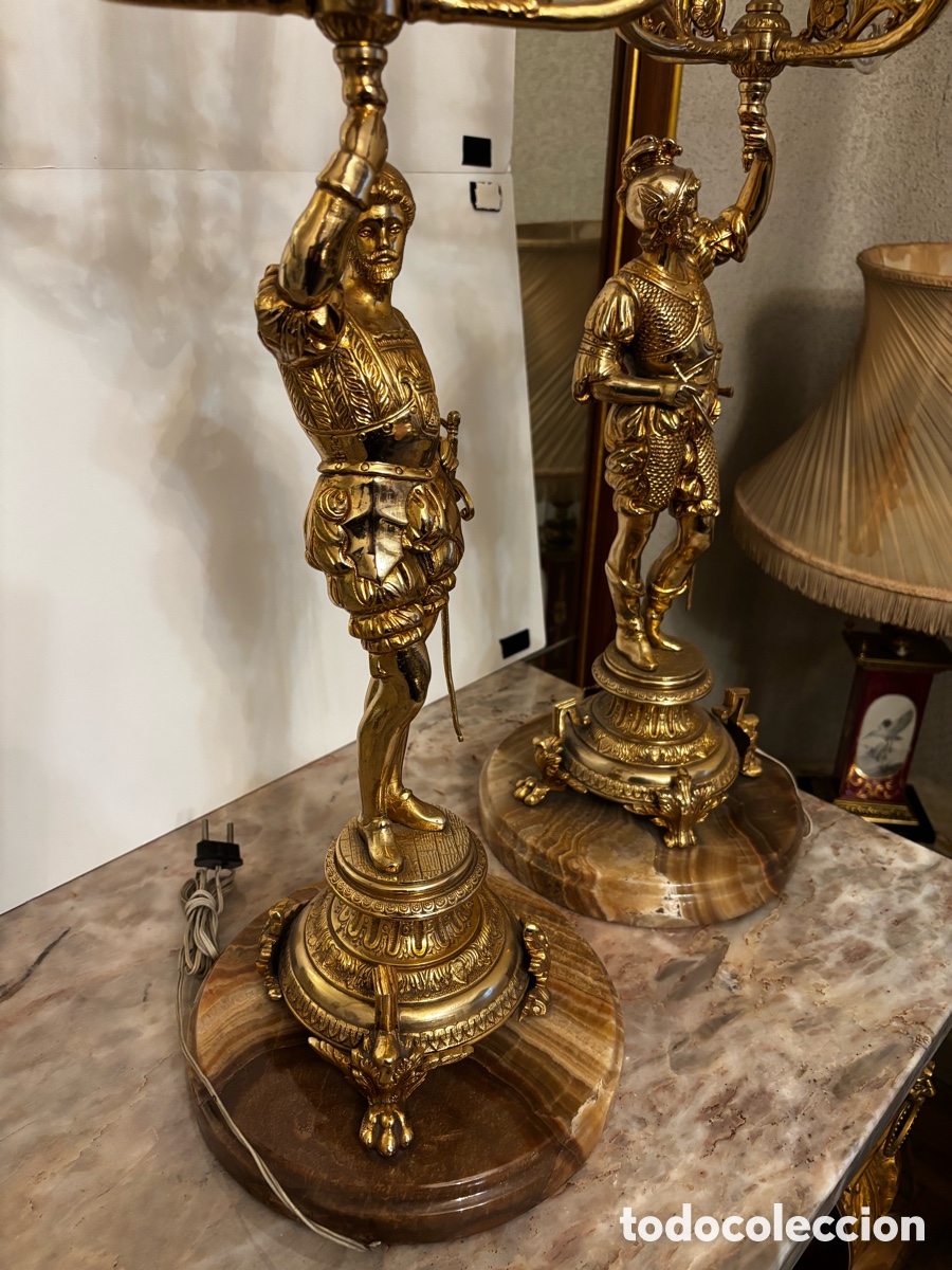 Vintage: Candelabros de Bronce - Foto 3