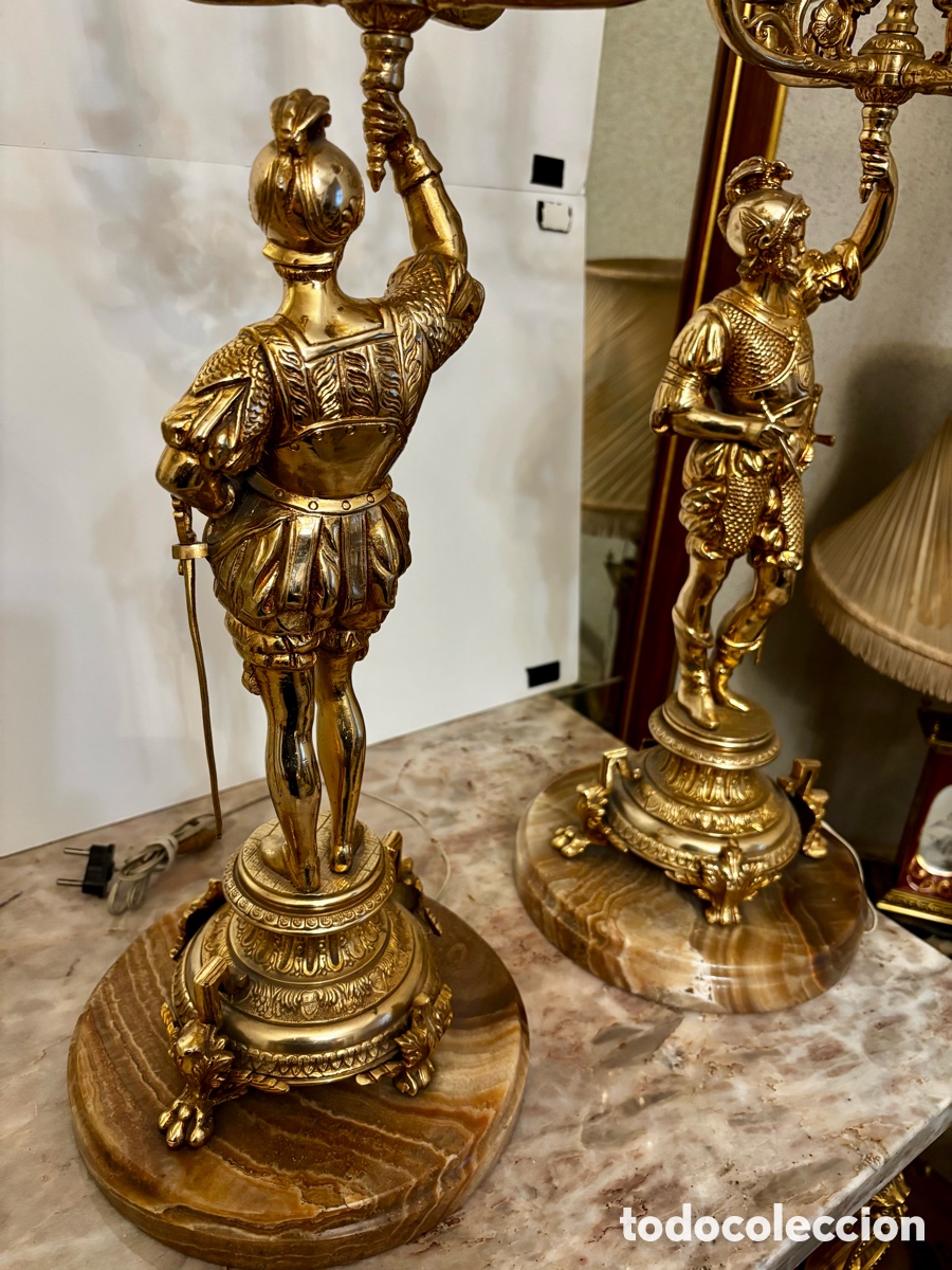 Vintage: Candelabros de Bronce - Foto 5