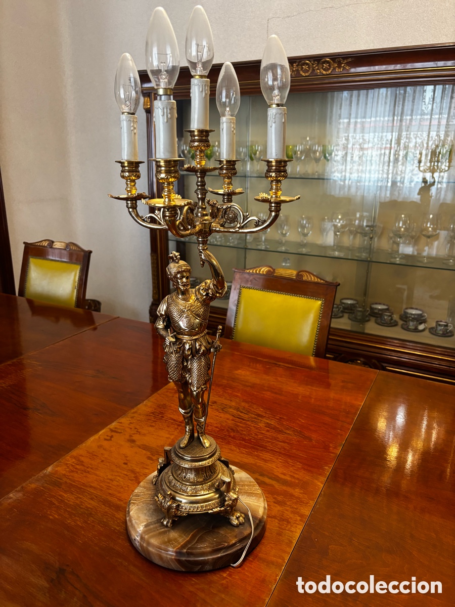 Vintage: Candelabros de Bronce