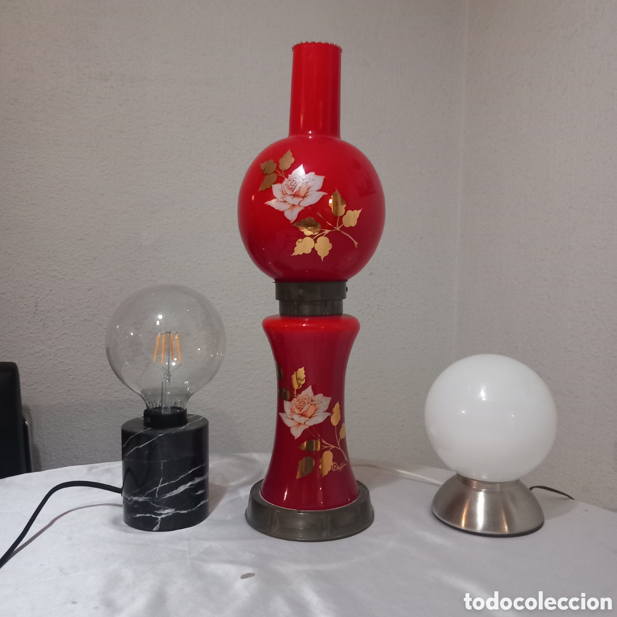 Vintage: 3&times;LAMPARAS VINTAGE y ESTILO VINTAGE MARKFROST LUNNOM+LAMPARA TOUCH