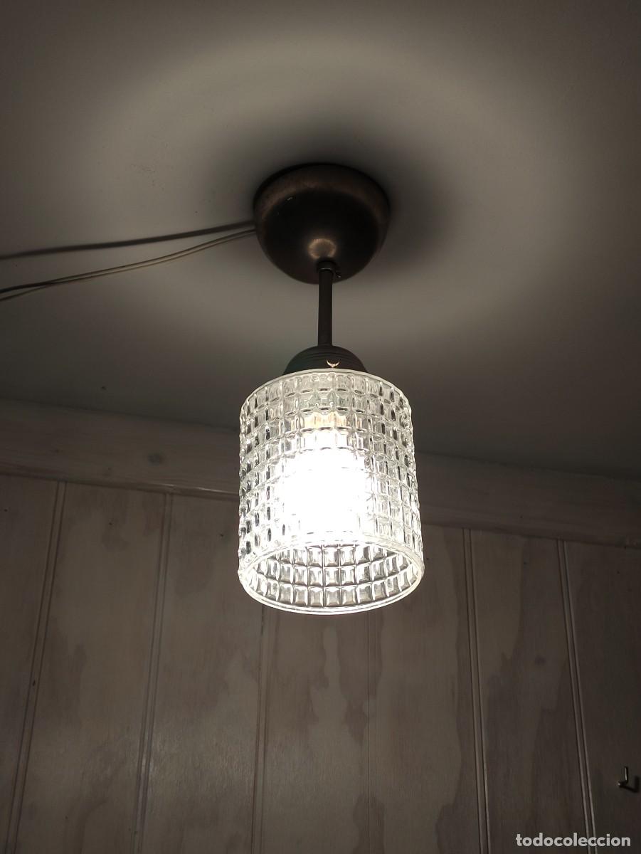 Vintage: Lampara de techo cristal vintage - Foto 2