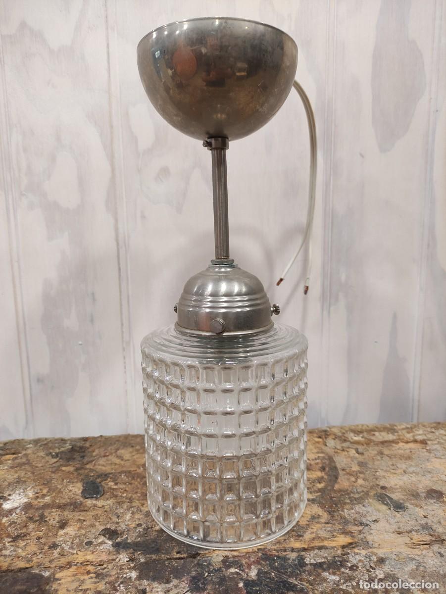 Vintage: Lampara de techo cristal vintage - Foto 4