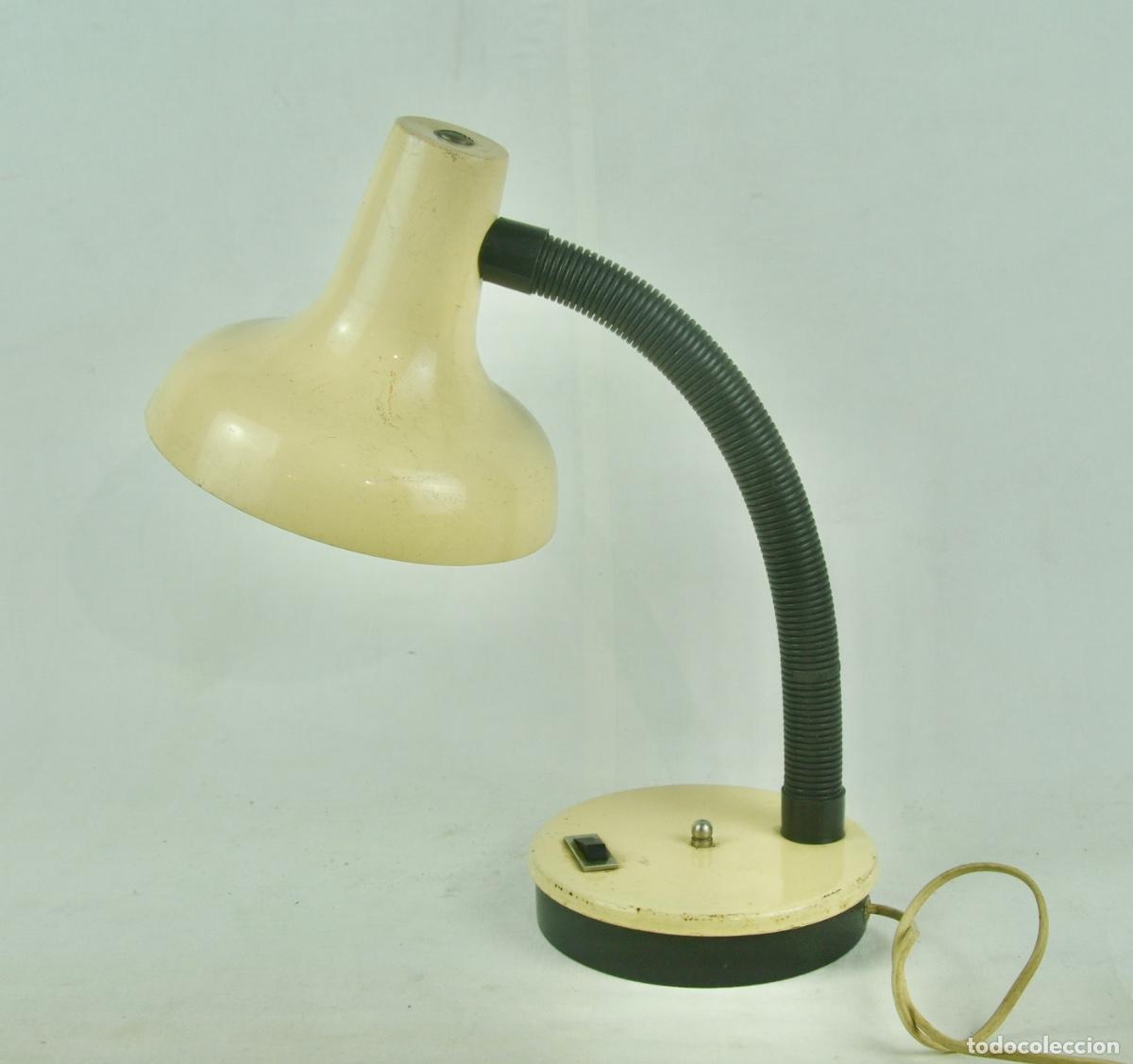 Vintage: Flexo de mesa blanco