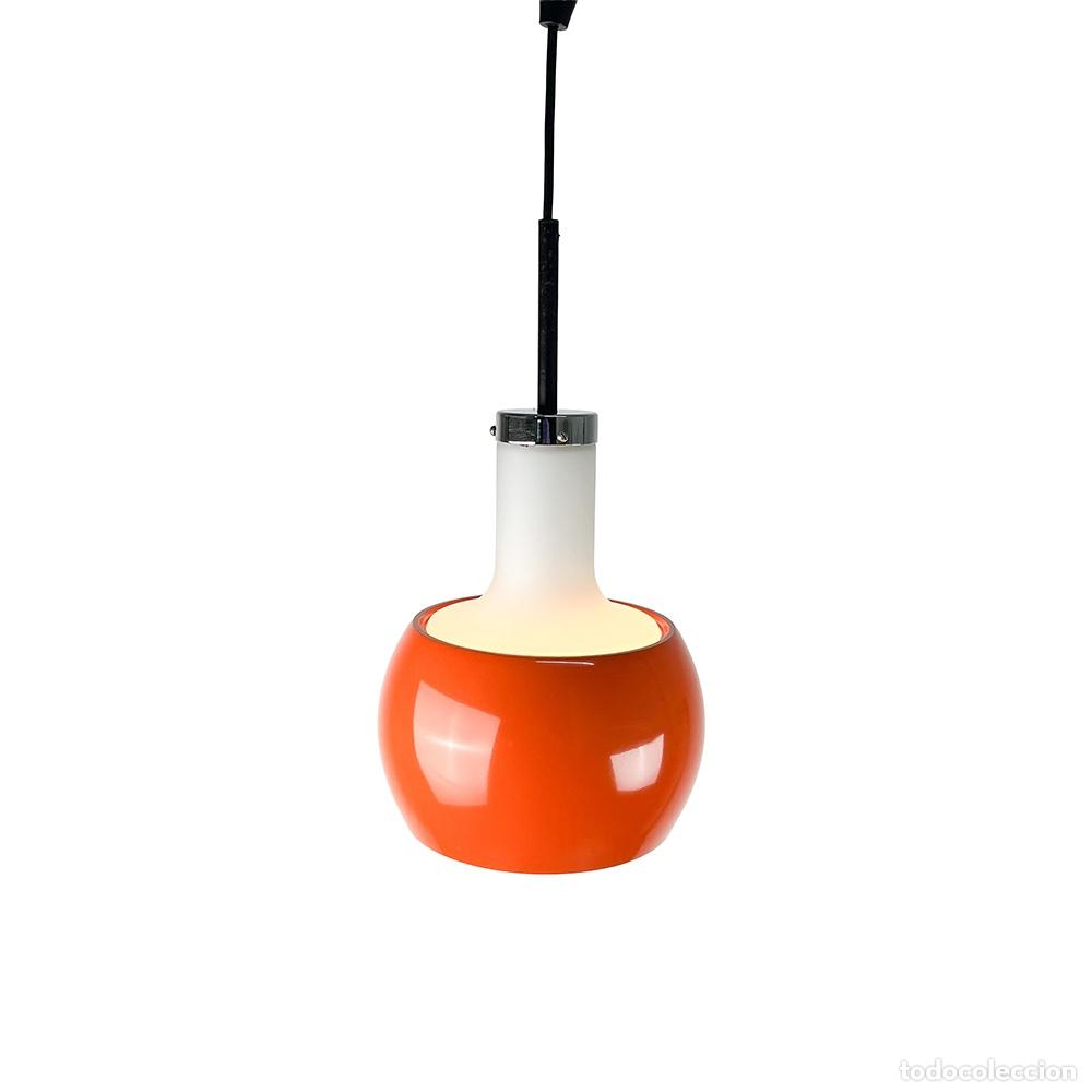 Vintage: L&aacute;mpara de techo P118 dise&ntilde;o de Rolf Kr&uuml;ger para Staff, 1966.