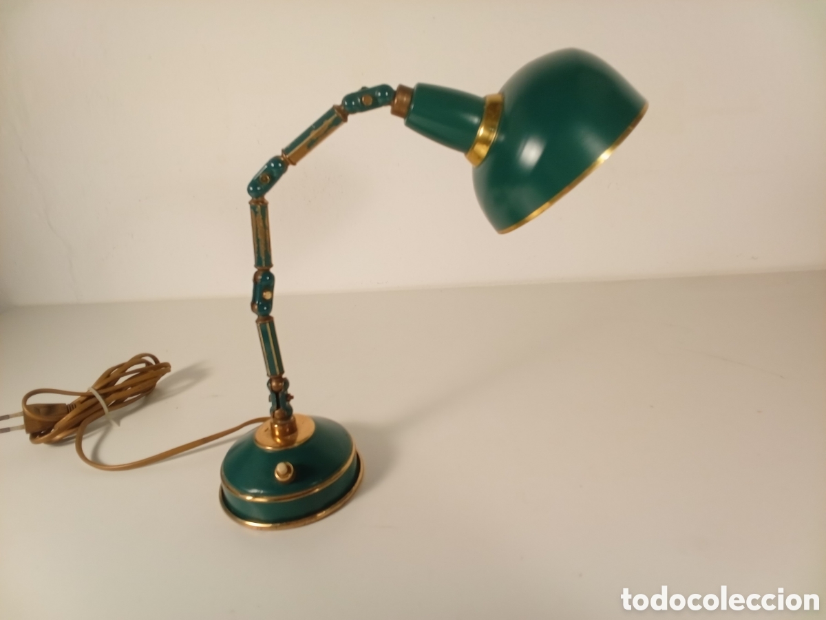 Vintage: Lampara vintage de estilo industrial seguramente italiana a&ntilde;os 40s,50s