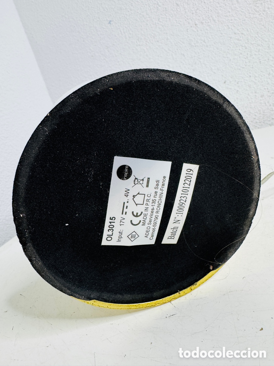 Vintage: L&aacute;mpara Seta Moderna Vintage 21 cm No funciona - Foto 5