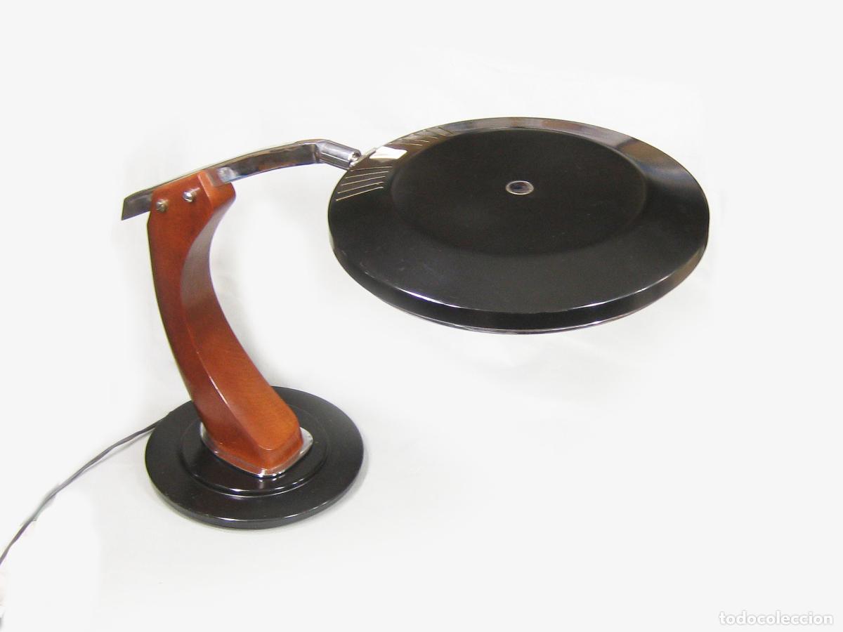 Vintage: L&Aacute;MPARA DE MESA MARCA FASE MODELO PRESIDENT LOS A&Ntilde;OS 60. COMPLETA Y FUNCIONANDO.