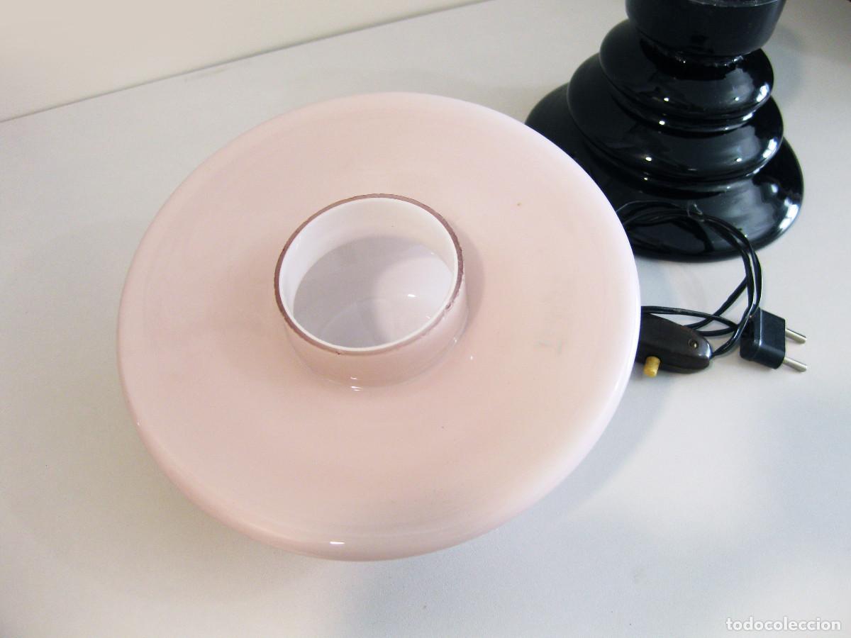 Vintage: L&Aacute;MPARA VINTAGE DE MESA MARCA TRIPLEX ENTERA DE CRISTAL - Foto 5
