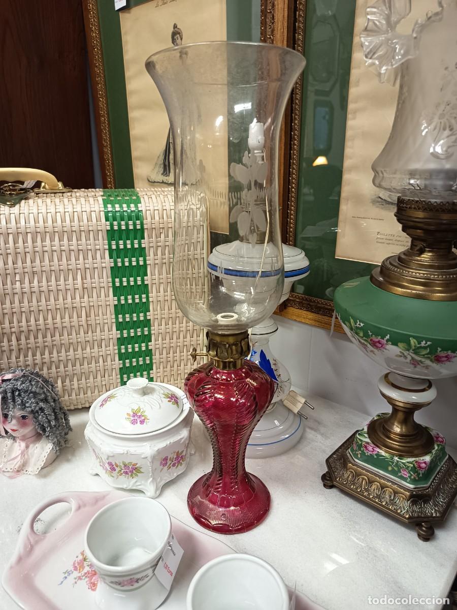 Vintage: Quinqu&eacute; Cristal Rojo - Foto 2