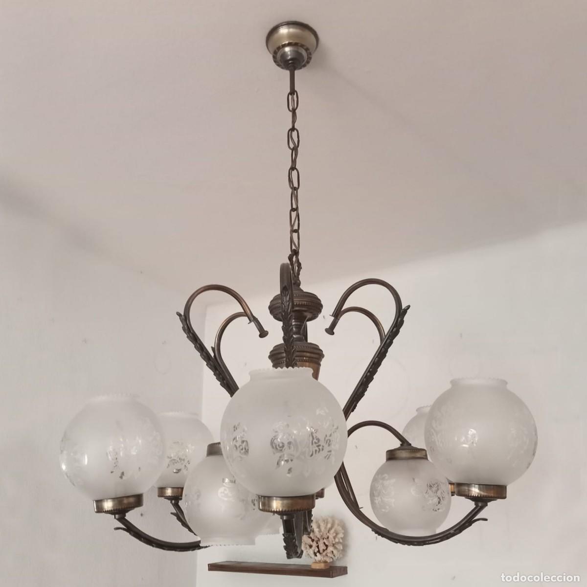 Vintage: LAMPARA COLGANTE ANTIGUA - Foto 1